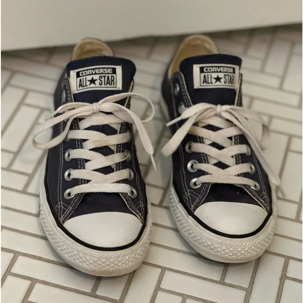 EUC Converse All Star ⭐️ Navy 8 - Picture 4 of 6